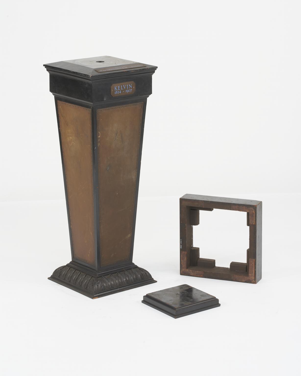 Pedestal for Bronze Bust of Lord Kelvin by A. McFarlane Shannan, 1896