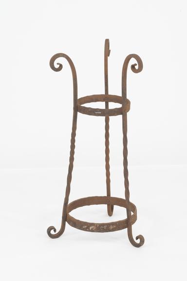 Stand, Iron, Resembles Brazier, English, 1700-1940