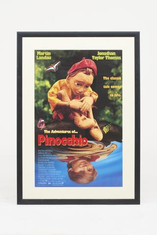 Framed Poster for the film "The Adventures of Pinocchio"
