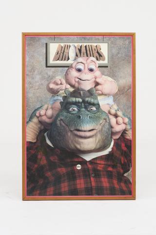 Framed Poster for the TV Series "Dinosaurs"