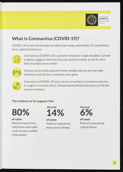 COVID-19 Public Information Booklet in English