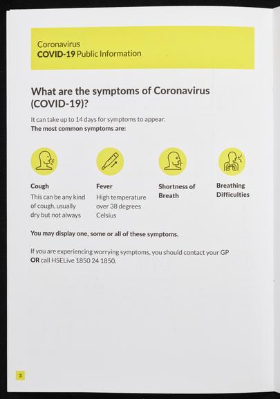 COVID-19 Public Information Booklet in English