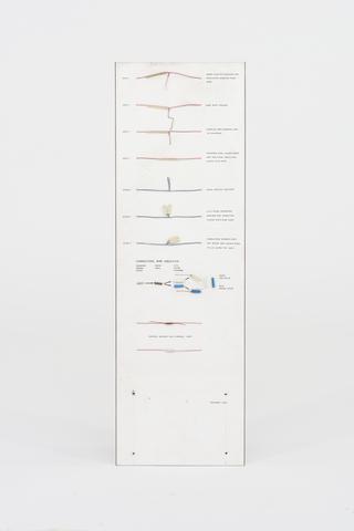 Display board showing methods of jointing wires