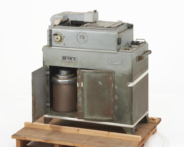 Klischograph line block engraving machine S2 40B serial no.7231101