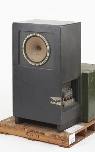 BBC 12in. Monitor Speaker in Wooden Cabinet with Built-in Amplifier by Sound Sales Ltd.