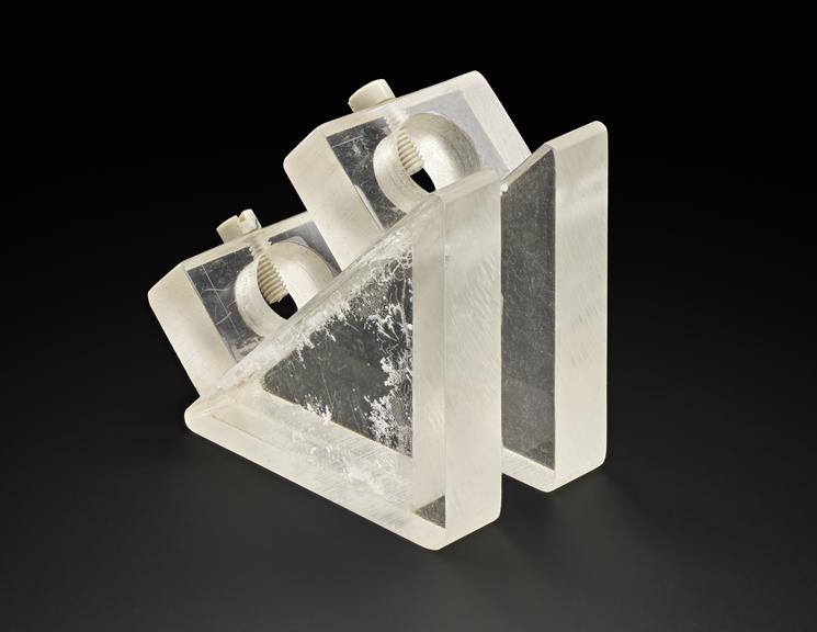 Plastic support from Sonicaid Vasoscan Doppler machine