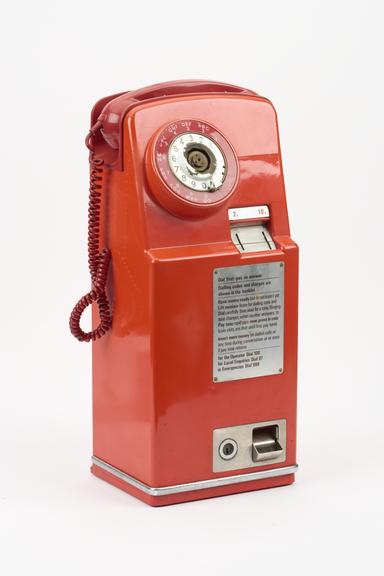 Post Office portable coinbox n(cc 735) - red, 1971