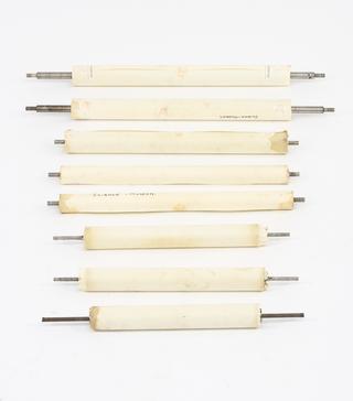 Eight Rollers for Cropper Platen Treadle Press