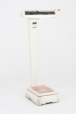 Steelyard type personal platform weighing machine [type 3306 ABV] by W & T Avery Ltd