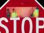 US Stop Sign with adversarial examples