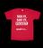 Associated Society of Locomotive Engineers and Firemen (ASLEF) T shirt, red, with the slogan “See it. Say it. PICKET!”