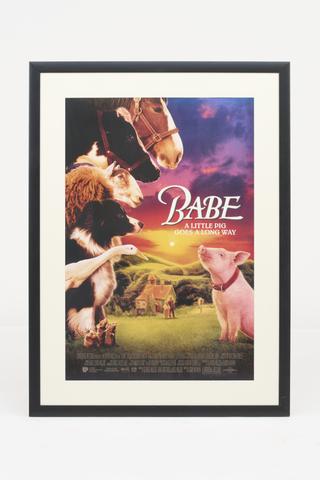 Framed Poster for the film "Babe"