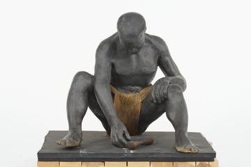 Plaster Statue, of Ibibio Medicine Man