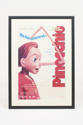 Framed Poster for the film "The Adventures of Pinocchio"