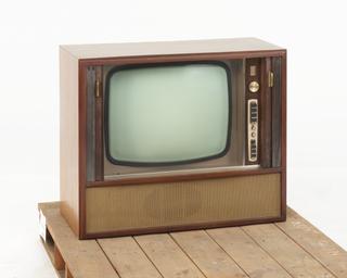 Murphy 24-inch console television receiver (black and white) with tambour doors
