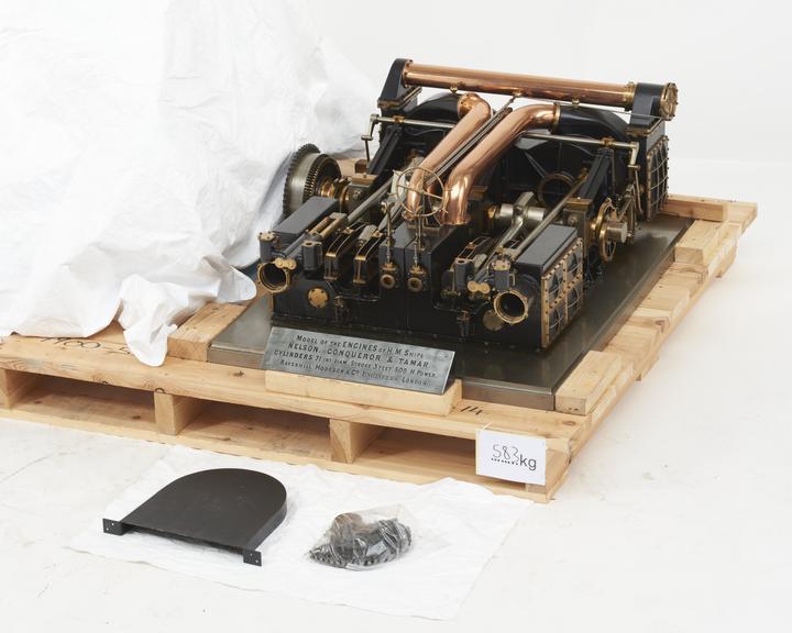 Model screw engines fitted in 1859 to W.H.M.S. "Conqueror"