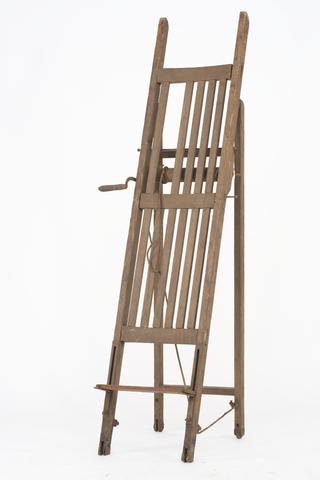 Elevating rack, pine, probably English, 1880-1940