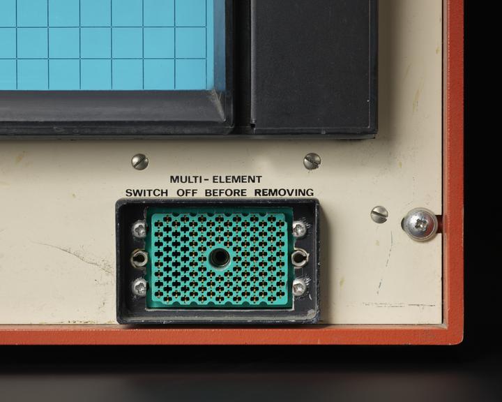 A System 85, Real-Time Ultrasound Scanner Unit.