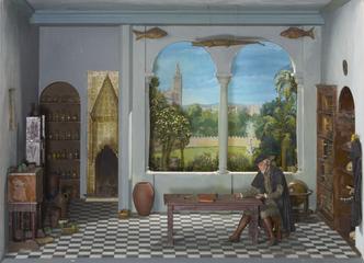The Museum of Argote de Molina at Seville, Spain, c 1580.