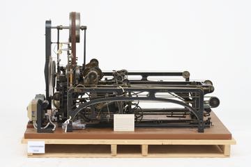 Working model of a spinning mule