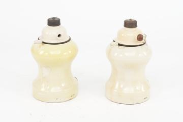 Two microid gas generators in glazed stoneware