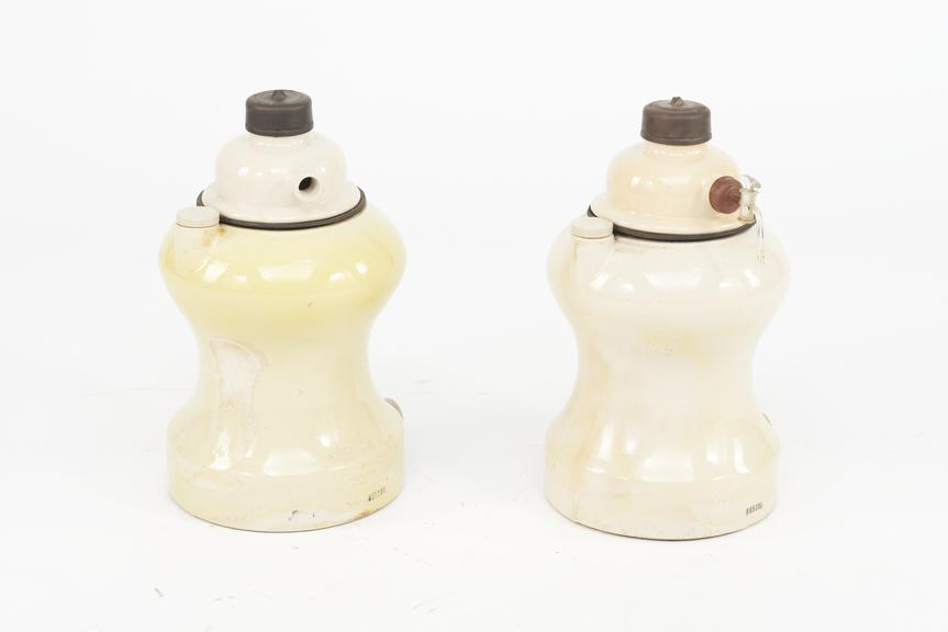 Two microid gas generators in glazed stoneware