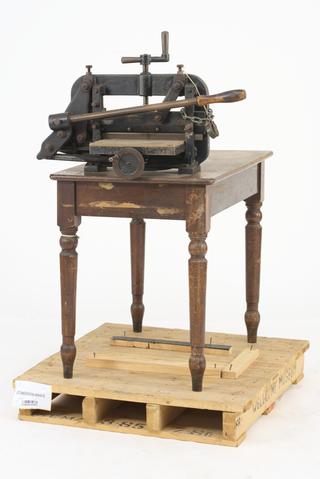 Hand-operated guillotine, early 20th century