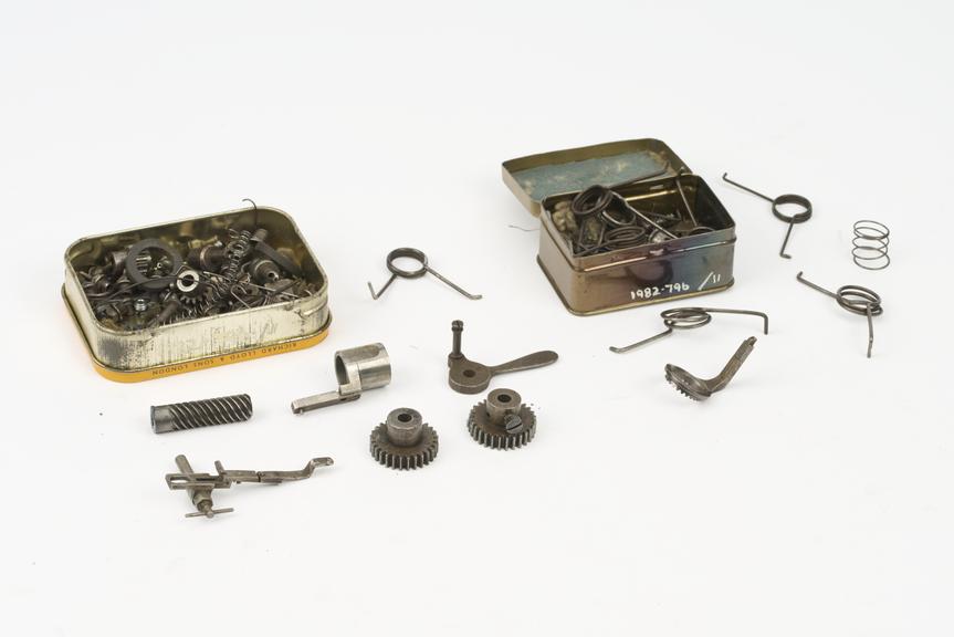 2 tins of small parts incl. clips