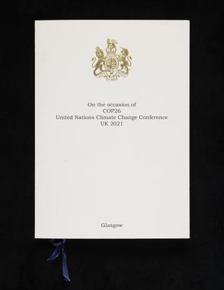 COP26 VIP catering menu