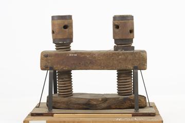 Two Wooden Screws from Cranbrook Windmill for jacking-up the windshaft