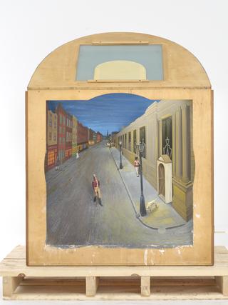Diorama showing the lighting