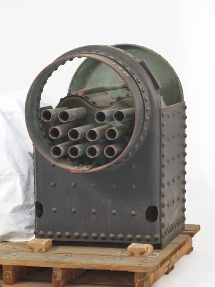 Corrugated fire box by Richard Garrett & Sons