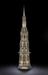 Silver model of the Eleanor Cross at Charing Cross Station