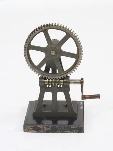 Single threaded worm and worm wheel