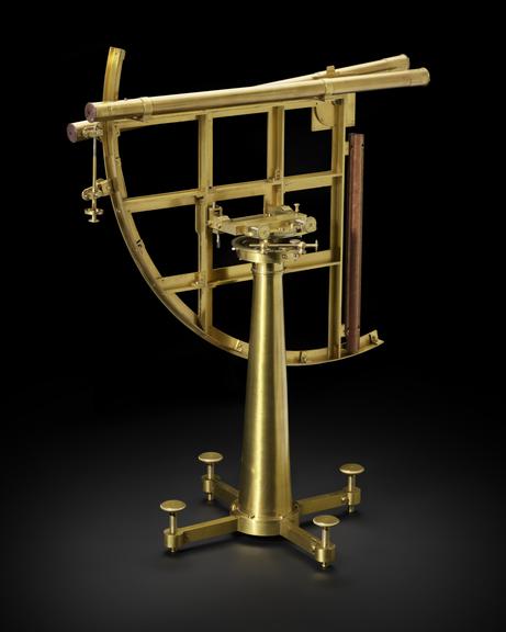 Brass quadrant with stand, 1771