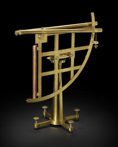 Brass quadrant with stand, 1771