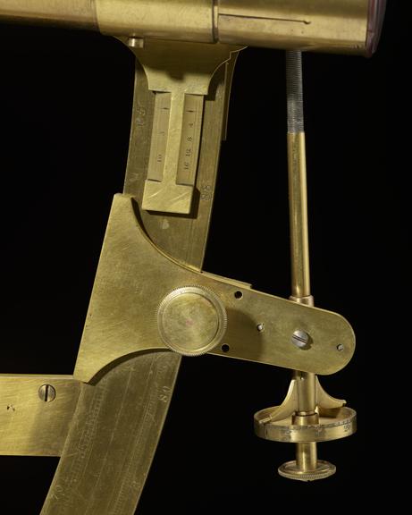 Brass quadrant with stand, 1771