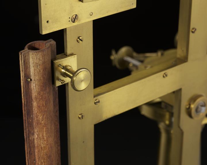 Brass quadrant with stand, 1771