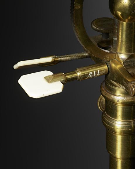 Cassegrain reflecting Telescope of 2 1/2-inch aperture with claw foot pillar stand