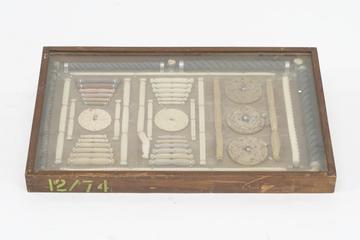 Fifty-four specimens of patent interstranded cotton driving rope