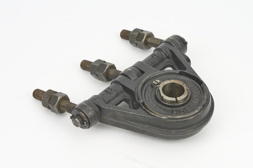 Self aligning ball bearing hanger 1 1/4 inches made by Hoffmann manufacturing Co.