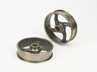 Model of guide pulleys for belt