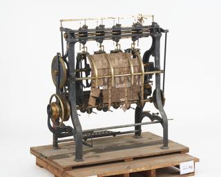 Multiple machine for sewing Jacquard cards