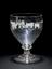 Sans Pareil commemorative glass goblet