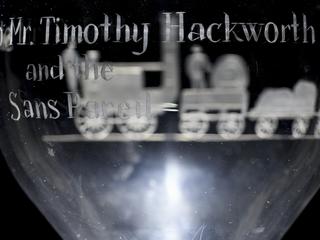 Sans Pareil commemorative glass goblet