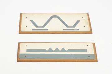 2 profiles mounted on boards