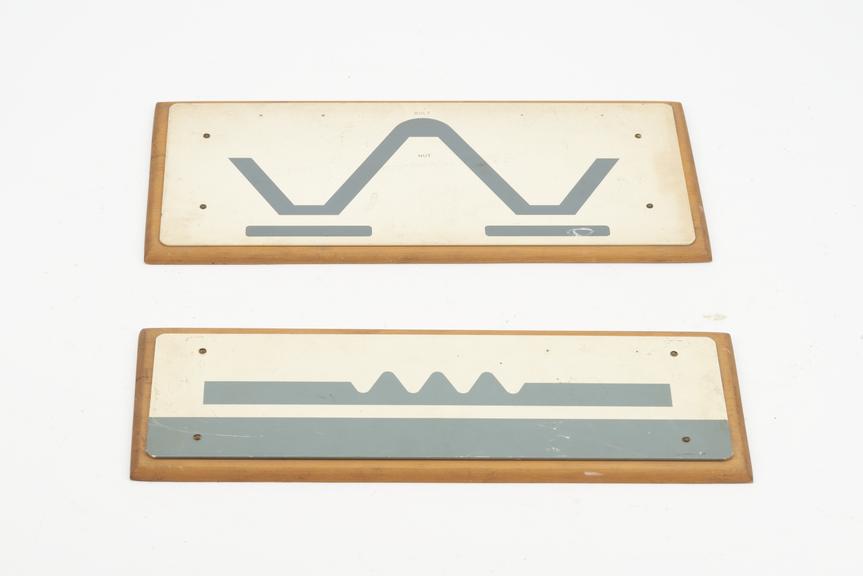 2 profiles mounted on boards