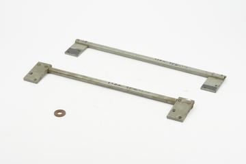 Two metal fittings