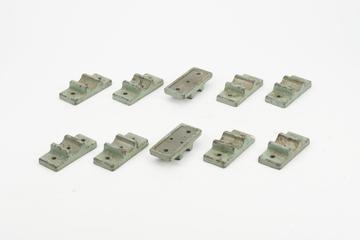 Ten chairs for floor rails