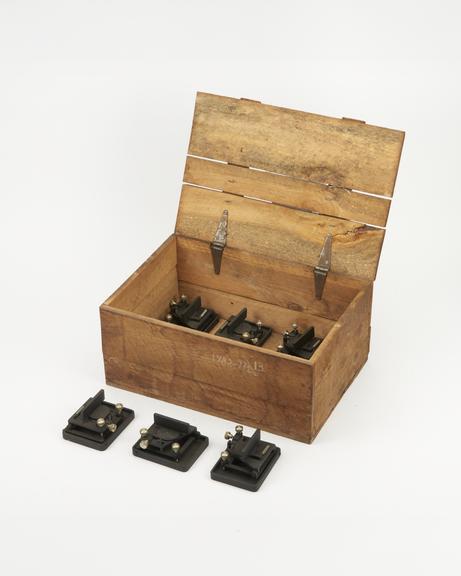 Crate containing 6 fittings